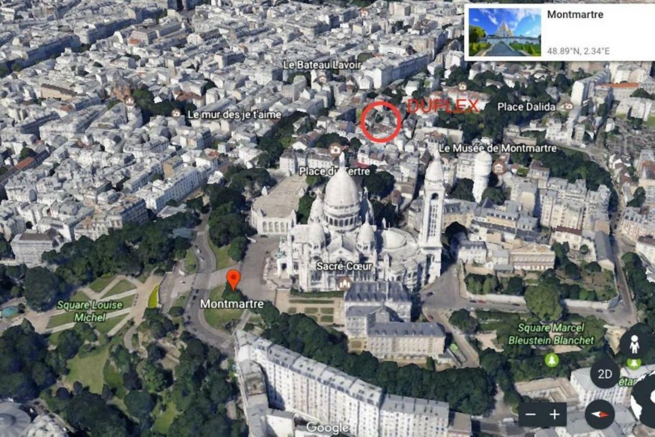 Luxurious Duplex - Top Of Montmartre Paris Exterior photo